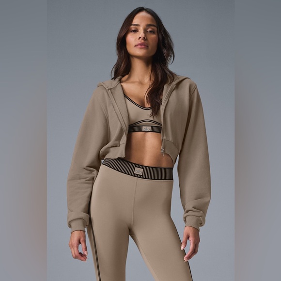 Alo Yoga Sweet Escape Zip-Up Hoodie Women’s Size - Picture 5 of 17